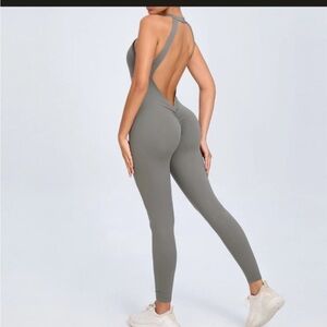 Women's Gray Jumpsuit